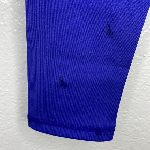 New Polo by Ralph Lauren Blue Leggings with Blue Pony Print 5 - Picture 7 of 9